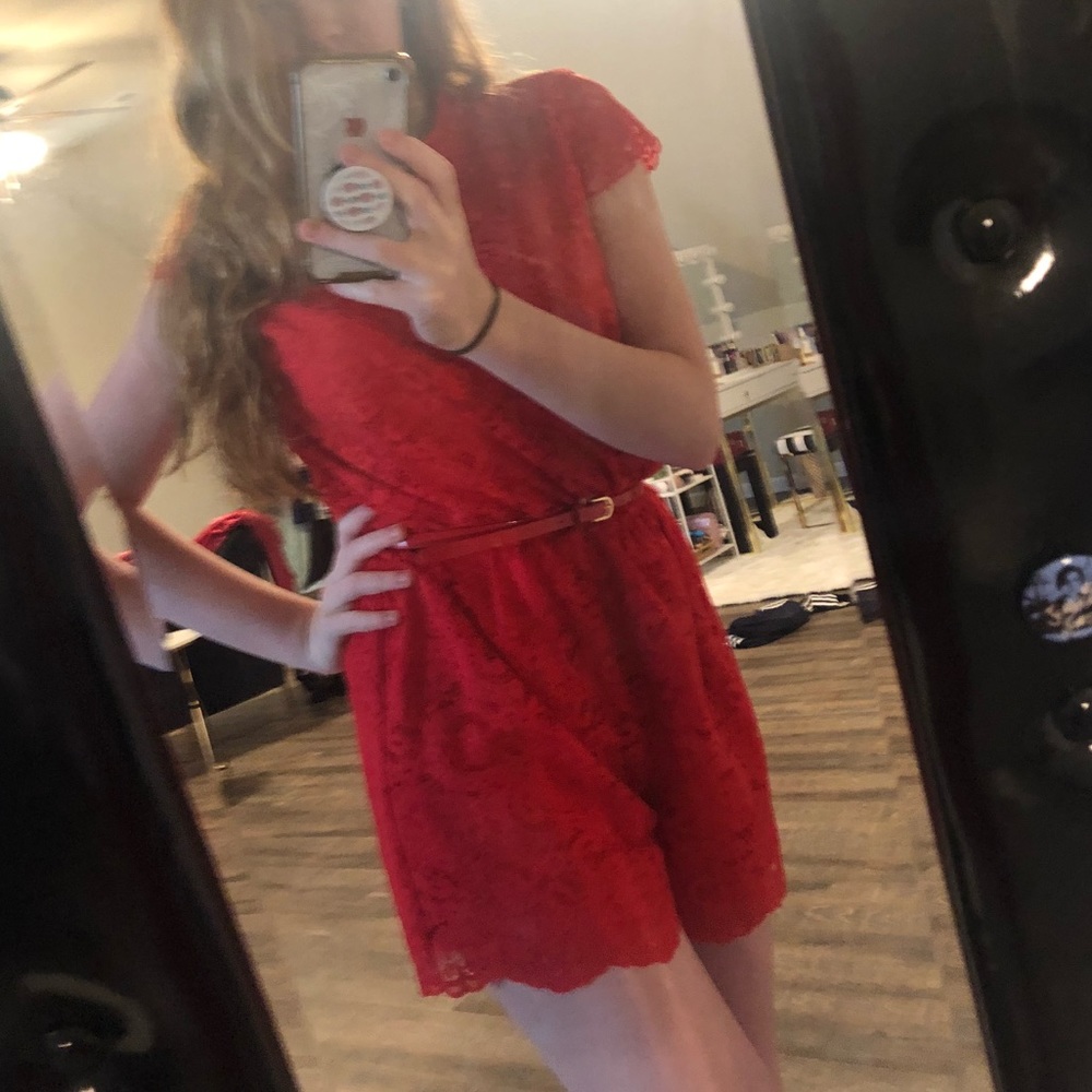 Red Romper - Picture 3 of 4